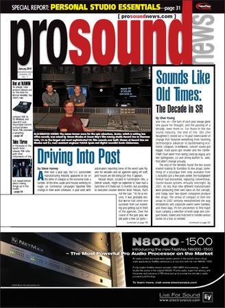 ProSound News - January 2010 ProSound News - January 2010