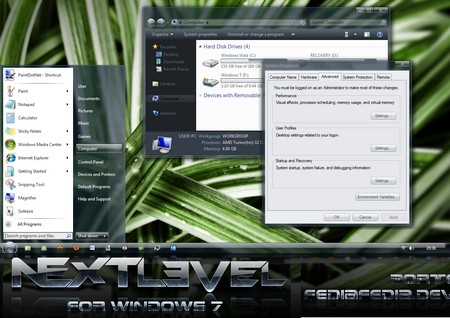 NEXTlevel port Themes - Windows 7 Themes
