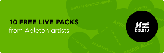 10 Free Ableton Live Artist Packs