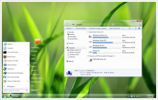 AeroVG Se7en for Windows 7